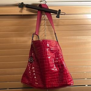 Brighton red shoulder bag /matching wallet